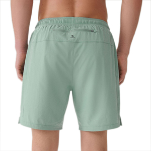 Shorts de bain décontractés pour hommes, rouge, blanc et bleu, avec cordon de serrage, blocs de couleur, pour l'été, style plage, collection 2026 - Product Image 2