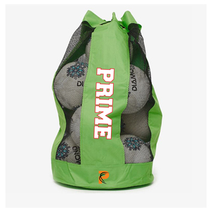 Prime Bags Large Capacity Mesh Sports <b>Ball</b> Bag Drawstring Black Red Travel Backpack Basketball Football Volleyball Soccer - Product Image 5