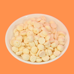 Freeze Dried Yogurt <b>Bites</b> Peach Flavor | Crispy Healthy Snack OEM Supplier - Product Image 1