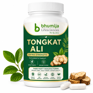 Capsules de Tongkat Ali de Bhumija Lifesciences |   Fabricant de compléments alimentaires en marque blanche |   Approvisionnement en gros OEM ODM - Product Image 1