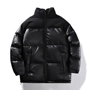 Fully Customized Men's Waterproof Canvas Puffer <b>Jackets</b> Polyester Wadding Filled Winter DDP Shipping - Product Image 3