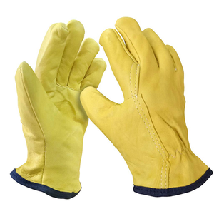 Guantes de Trabajo de Cuero de Alta Calidad, Ligeros, con Protección en la Palma, Resistentes al Calor, Impermeables y Duraderos para Cuidado Personal - Product Image 5