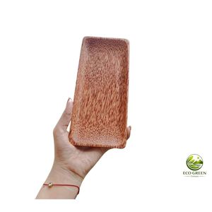 Plato para Servir en Forma de Pera Hecho a Mano con Madera de Coco, Diseño Minimalista Ecológico, Platos de Color Sólido - Product Image 2