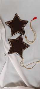 Adorno de Estrella de Papel Maché Kashmiri Hecho a Mano, Negro y Dorado, Elegante, de Alta Calidad, Ecológico, para Colgar en el Árbol de Navidad - Product Image 3