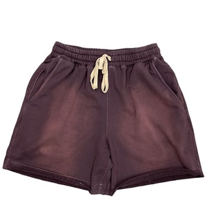 Shorts d'été respirants pour homme, coupe ample, style vintage délavé à l'acide, séchage rapide, pour le sport et le jogging - Product Image 1
