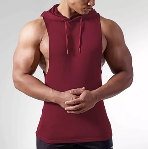 Camisetas sin mangas baratas para hombre, corte raglán, estilo musculoso, para entrenamiento deportivo, de secado rápido, color y talla personalizables - Product Image 5