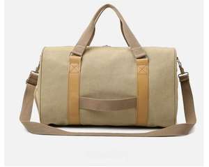 Bolsa Deportiva Unisex de Lona con Correa Ajustable, Cierre de Cremallera, Capacidad de 20-30L, Bolsa Deportiva Informal - Product Image 1