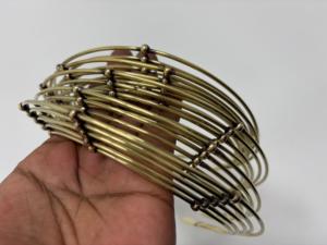 Handmade Brass Layered Choker <b>Necklace</b> Multi Strand Tribal Style <b>Statement</b> Jewelry for Women - Product Image 3