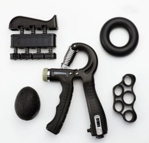 Entrenador de fuerza de agarre ajustable con pantalla digital, resistencia de 5 a 60 kg, equipo de fitness para ejercitar el antebrazo - Product Image 3