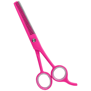 Ciseaux professionnels pour cheveux 6,0 pouces, ciseaux à effiler durables en acier inoxydable japonais à pointe arrondie, logo personnalisé - Product Image 2