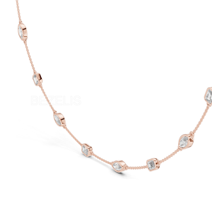 Collier pendentif exceptionnel en or blanc 18 carats avec diamants CVD entièrement pavés, bijoux de luxe, accessoires cadeaux étincelants - Product Image 3