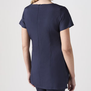 Uniforme de Enfermera Personalizado de Manga Corta, Corte Ajustado, Top y Pantalones Deportivos para Hospital, Spa, Cómodo y Elástico - Product Image 6