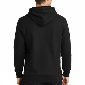 Sudadera con Capucha de Algodón 100% de Alta Calidad, con Logotipo Personalizado Bordado, Cierre de Cremallera, Forro Polar, Unisex, Manga Larga, Cuello Redondo, Talla Grande, para Invierno - Product Image 3