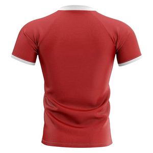 Camiseta de rugby atlética premium con logotipo personalizado del equipo, ropa deportiva de secado rápido que absorbe la humedad para competición - Product Image 1