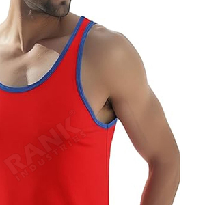 เสื้อกล้ามผู้ชายพิมพ์ลายตามสั่ง ขายดีที่สุด เสื้อกล้ามผู้ชายมาใหม่ ลดราคาออนไลน์ เสื้อกล้ามออกกำลังกายผู้ชาย - Product Image 6