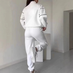 ชุดวอร์มผู้หญิงขายส่ง ระบายอากาศได้ดี สินค้ามาใหม่ สวมใส่สบาย รับสกรีนโลโก้ ดีไซน์ล่าสุด ชุดวอร์มผู้หญิงลดราคาออนไลน์ - Product Image 6