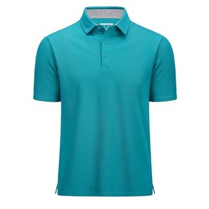 Camiseta Polo de Golf para Hombre y Mujer, Personalizable con Logotipo, de Poliéster y Algodón Suave, con Cuentas Cortas en Relieve - Product Image 2