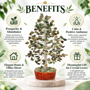 Vente en gros de magnifiques décorations d'arbre en éclats d'aventurine verte faits à la main, 300 pièces, qualité supérieure, pierres semi-précieuses portables - Product Image 4