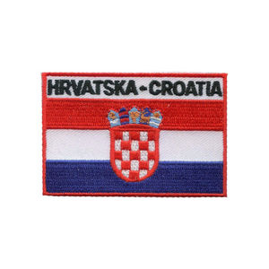 Écussons brodés multi-matériaux 2026 avec drapeaux de différents pays, badges personnalisés en PVC thermocollants faits à la main pour chapeaux - Product Image 3