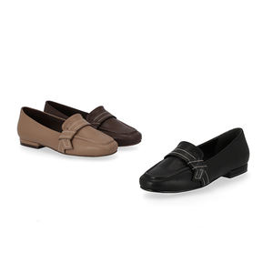 INTENSE Mocassins plats pour femmes, design coréen, 1,5 cm (ELCANW045) - Product Image 1