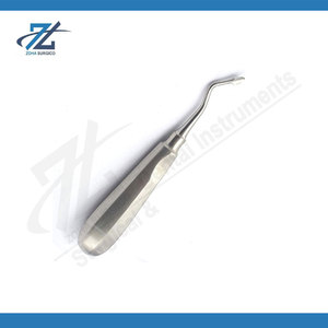 Elevador de Raíces Dentales Curvo de Acero Inoxidable de Alta Calidad, Instrumentos Quirúrgicos Dentales para Extracción de Dientes, Fabricante Pakistán - Product Image 3