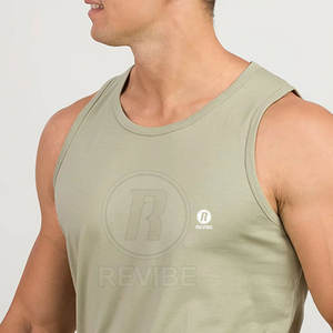 Camiseta sin Mangas Casual para Hombre, de Alta Calidad, Transpirable, 100% Algodón, Personalizable para Venta en Línea - Product Image 5