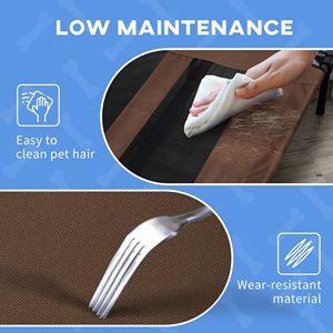 Cuccia Portatile XL per Animali Domestici con Borsa da Trasporto, Letto Rialzato per Cani con Telaio in Metallo, Rete Traspirante per Uso Interno ed Esterno - Product Image 5