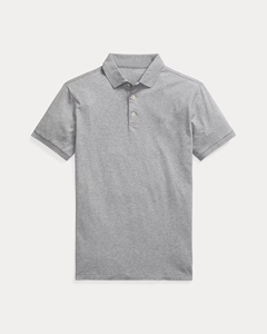 Polo Personalizado en Gris Jaspeado, 100% Algodón, Unisex, Manga Corta, para Golf, Casual, Uniforme, con Bordado, OEM, ODM - Product Image 1