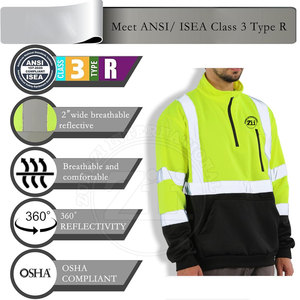 Sweat-shirts à capuche confortables, coupe classique, haute visibilité, réfléchissants, imperméables et ignifuges, très demandés - Product Image 3