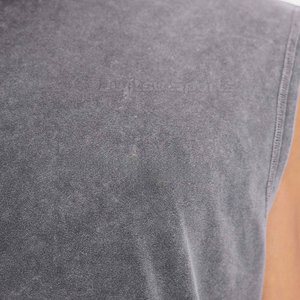 เสื้อกล้ามถักแบบสั่งทำพิเศษ ล้างสีแบบแอซิดวอช ผ้าฝ้าย 100% เนื้อนุ่ม ระบายอากาศได้ดี ทรงสวย ใส่สบาย เป็นมิตรต่อสิ่งแวดล้อม - Product Image 6