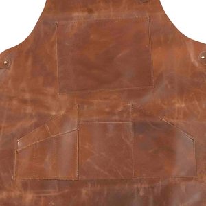 Tablier de soudeur en cuir robuste de haute qualité pour la protection incendie, tablier de travail en cuir durable pour chef avec logo personnalisé - Product Image 5