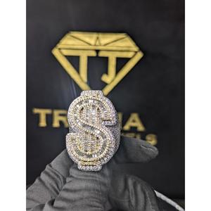 Luxury Full Iced Moissanite Diamond <b>Ring</b> in 925 Sterling <b>Silver</b> Hip Hop Statement Band <b>for</b> <b>Men</b> and Women By Trisha Jewels - Product Image 3