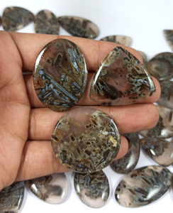 Pierres précieuses d'agate naturelle en vrac, cabochons facettés, pierres de guérison, cristal, vente en gros, exportation - Product Image 3