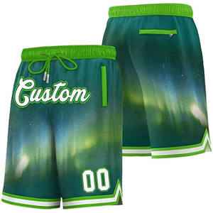 Shorts de basket-ball personnalisés, respirants, en mesh, séchage rapide, design DIY, logo, nom, shorts pour hommes - Product Image 3
