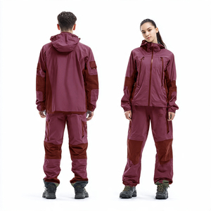 <b>Men</b> Women Windbreaker Tracksuits Hiking Camping Waterproof Rain Suit Unisex Lightweight <b>Jacket</b> Windbreaker Pants Two Piece - Product Image 3