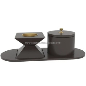 Juego de quemador de incienso de madera de diseño creativo para incienso religioso Bakhoor Árabe para el hogar Eid Ramadan regalos incienso en espiral - Product Image 2