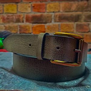 Ceinture en cuir véritable pour homme, tendance, de luxe, OEM, avec logo personnalisé, boucle à ardillon de qualité, vente en gros, haute qualité, mode - Product Image 2