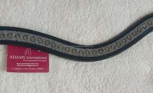 Alta calidad personalizada cristal Mega Bling caballo frente banda hecha a mano todos los tamaños cuero al por mayor browbands - Product Image 3