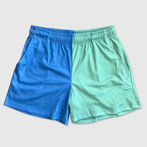 Shorts de basketball en maille pour hommes, prix d'usine, 100 % polyester, couleur unie, décontractés, respirants, légers, pour entraînement sur le terrain, personnalisables - Product Image 4