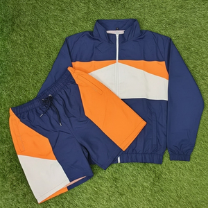 ชุดเซ็ตเสื้อผ้าสตรีทแวร์พิมพ์ลายสำหรับผู้ชายรุ่นใหม่ปี 2026 ทรงปกติ ผลิตจากโพลีเอสเตอร์ 100% ระบายอากาศได้ดี ผ้าไนลอน ชุดเซ็ตขาสั้นสำหรับทุกเพศ - Product Image 1