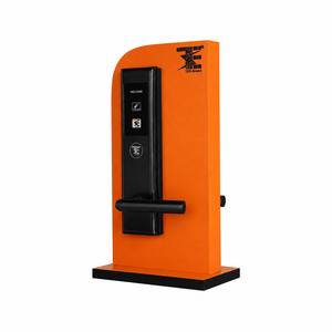 Serrure de porte intelligente en acier inoxydable noir TES 705SSB pour portes en bois, clé électronique RFID, clé mobile pour l'accès - Product Image 6