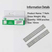 Clous et agrafes pneumatiques de 0,8 mm en acier pour charpenterie, rénovation et aménagement intérieur, agrafes de type porte, en U et en T