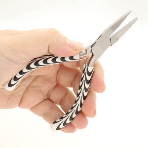 MARI INSTRUMENTS Alicates de Joyería de Acero Inoxidable de la Mejor Calidad, Alicates de Fabricación de Joyería con Mango Zebra Grip, Alicates de Punta Plana y Articulados - Product Image 4