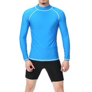 2026 New <b>Men's</b> Rash Guard <b>Compression</b> Long Sleeve Top Shorts Spandex/Polyester Lightweight Quick Dry Breathable Anti-Bacterial - Product Image 5