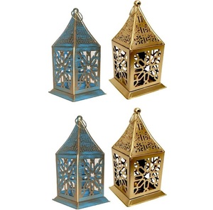 Linterna Colgante Mini de Cristal y Latón al por Mayor para Decoración de Hogar, Jardín, Bodas y Navidad, para Uso en Interiores y Exteriores - Product Image 2