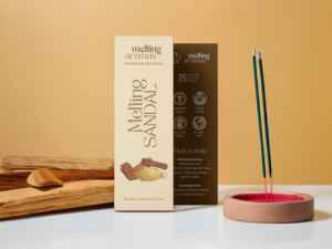 Encens naturel MELTING SANDAL pour la prière, la maison et les usages spirituels - Product Image 2