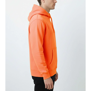 Sweat à capuche structuré en coton biologique 100% avec doublure double et poche kangourou - Product Image 3