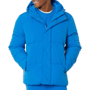 Veste matelassée pour homme, hiver, épaisse, chaude, à capuche, imperméable, coupe-vent, mode outdoor, logo personnalisé - Product Image 2