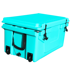Hot Selling 2022 Blue 65QT Outdoor <b>Cooler</b> <b>Box</b> Popular Fishing <b>Ice</b> Chest for Camping - Product Image 2