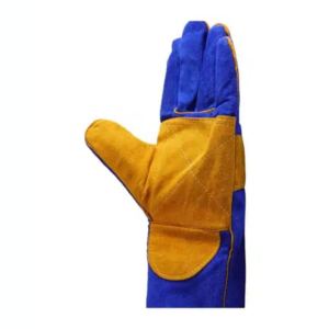 Gants de travail en cuir de vachette renforcé anti-vibration et antidérapant de haute qualité, approuvés CE, pour soudeurs MIG, Arc et TIG - Product Image 1